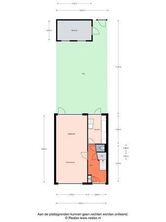 Floorplan - Beatrixlaan 21, 3871 VB Hoevelaken